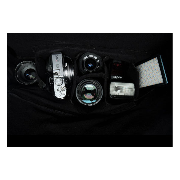 Nice One Borsa/Zaino in pelle Fotografico Nera Nice One Borsa/Zaino in pelle Fotografico Nera
